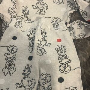 Disney Gray and Black Kids Pajama Set